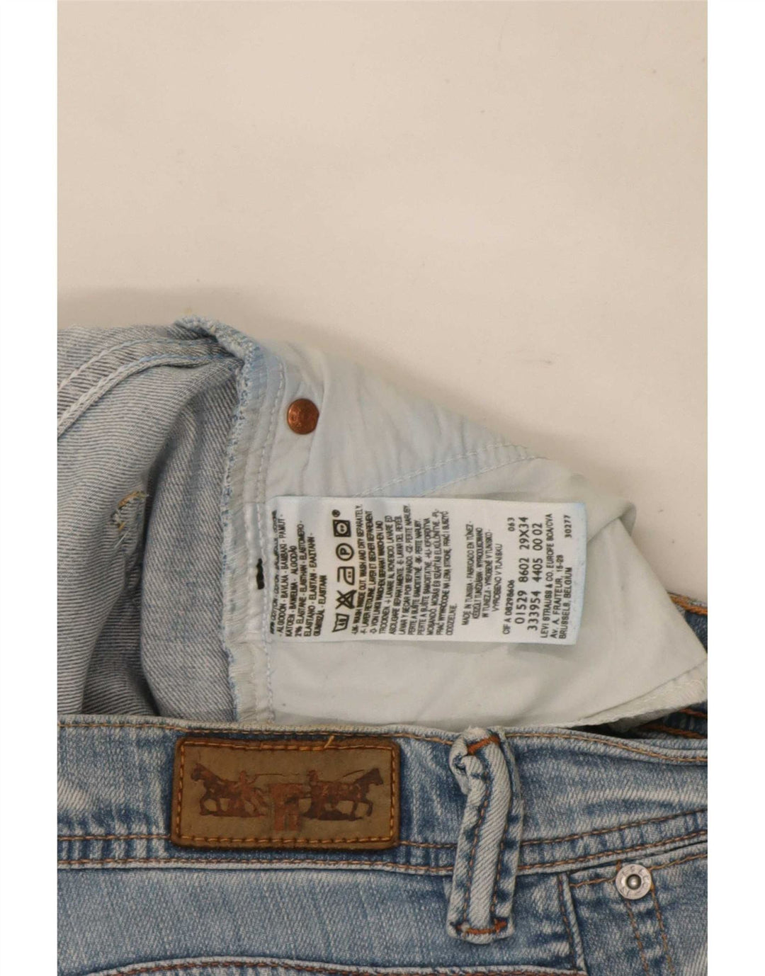 Jeans feminino Bootcut Levi's W29 L34 azul algodão