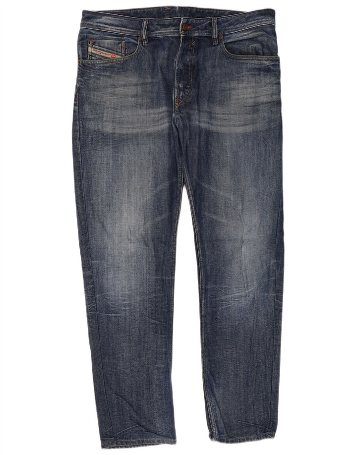 Jeans retos masculinos Diesel W36 L31 algodão azul
