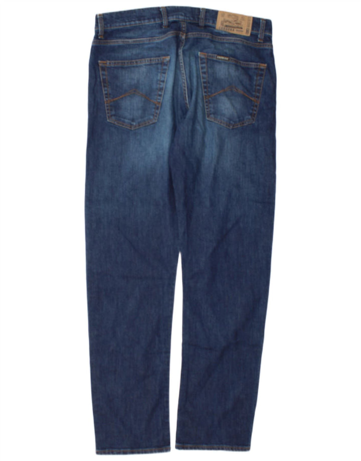 Carrera Masculino 707 Straight Jeans W36 L34 Azul Algodão