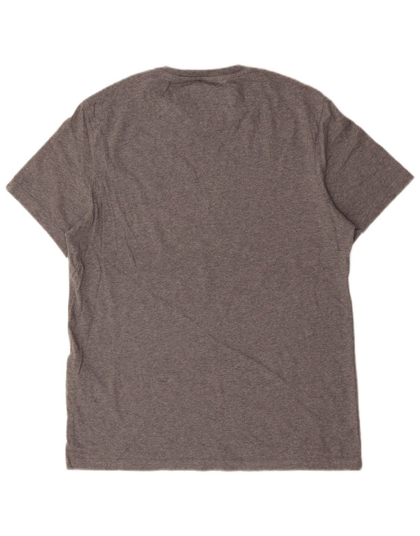 Lyle & Scott Camiseta masculina cinza médio algodão