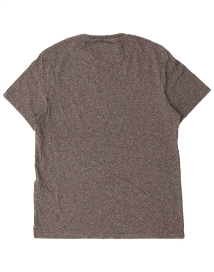 Lyle & Scott Camiseta masculina cinza médio algodão