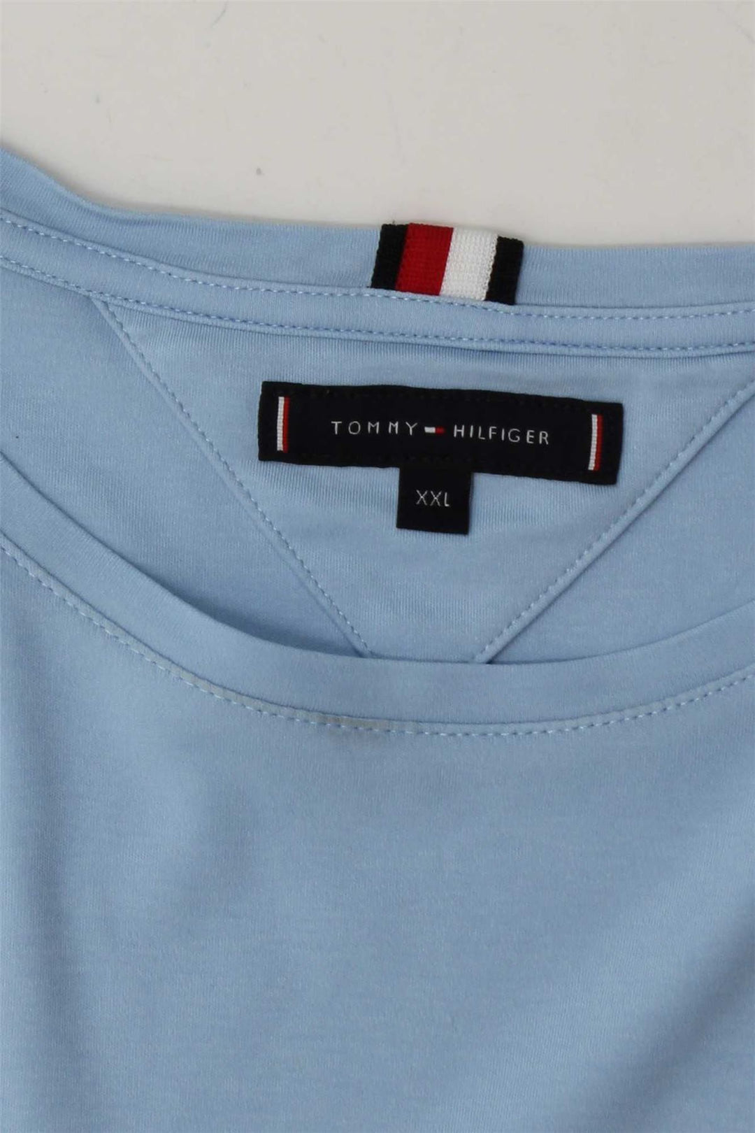 TOMMY HILFIGER Camiseta masculina Top 2XL Algodão Azul