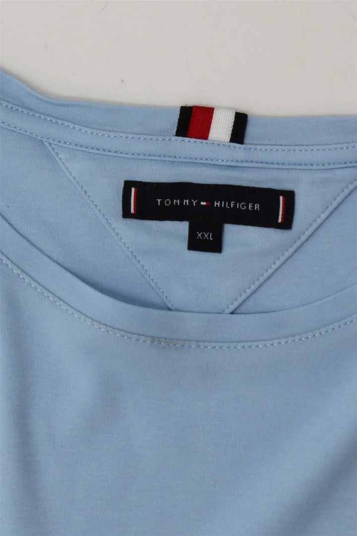 TOMMY HILFIGER Camiseta masculina Top 2XL Algodão Azul