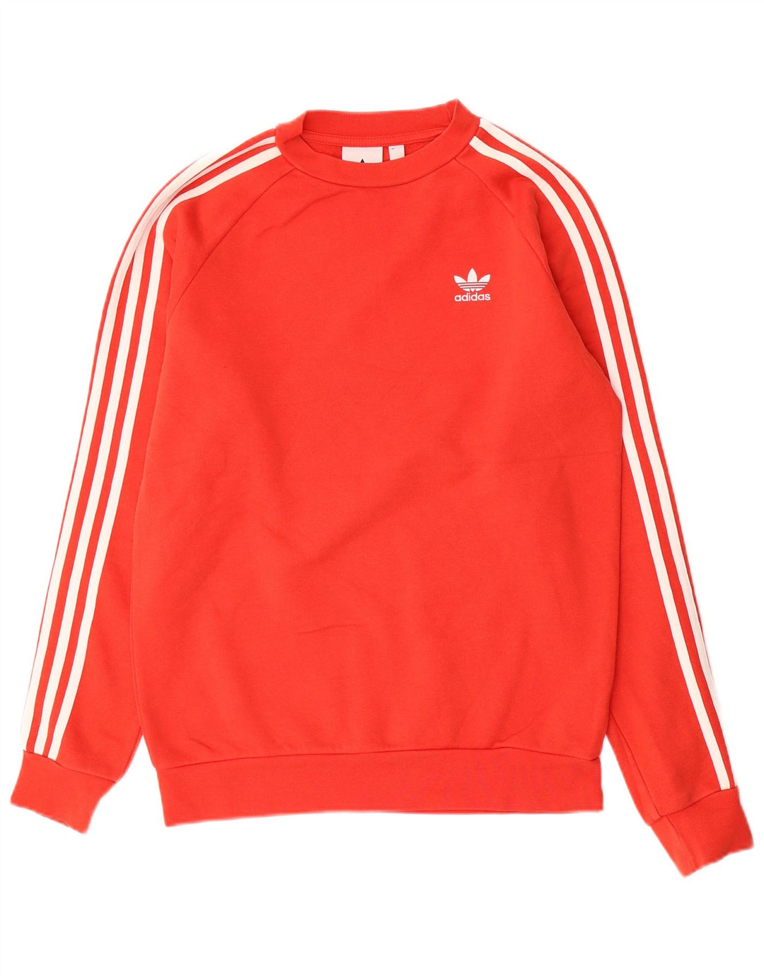 Adidas Mens Moletom Jumper XS Algodão Vermelho