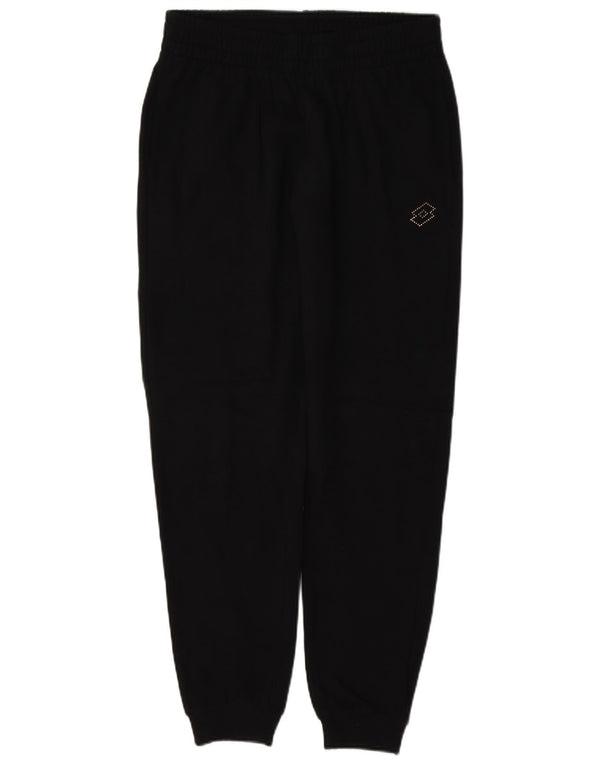 Calça de treino feminina Lotto Joggers UK 10 pequena preta