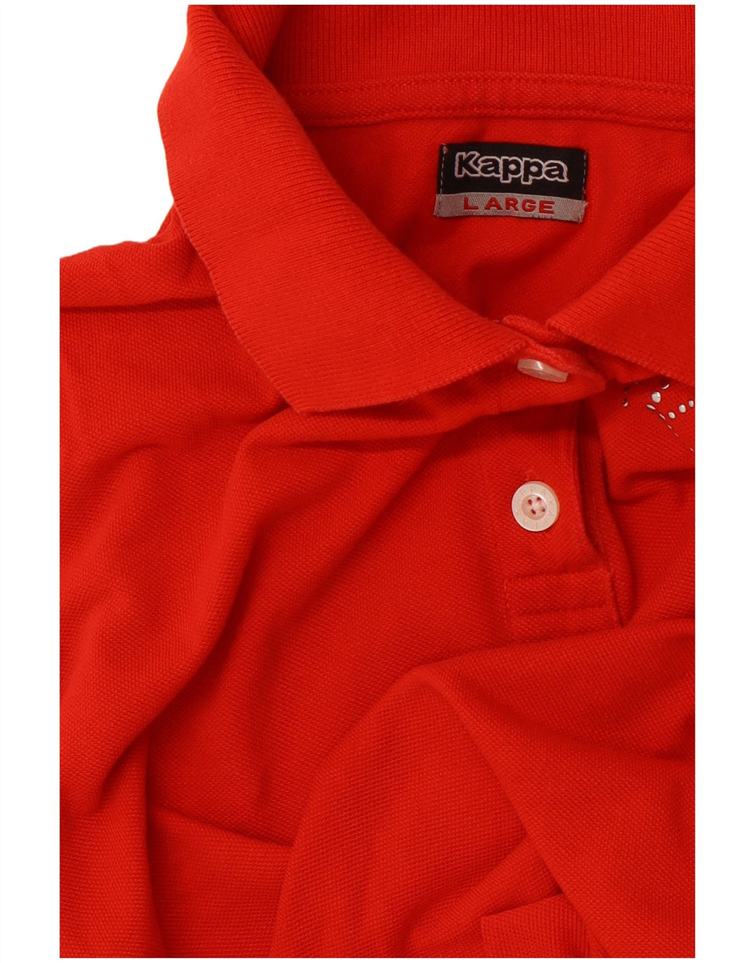 Camisa polo feminina sem mangas KAPPA Reino Unido 14 grande vermelho