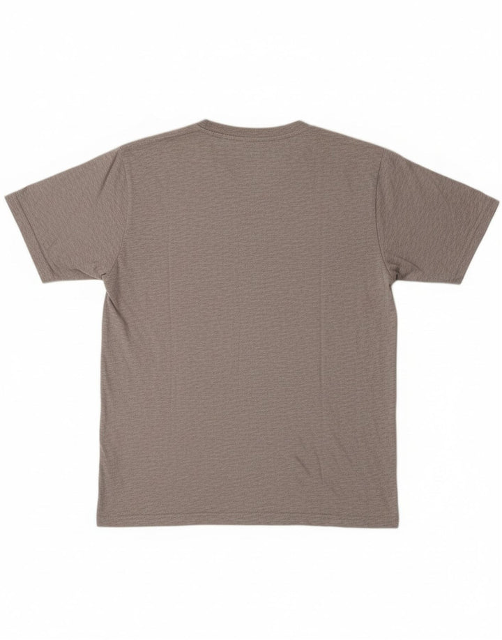 Camiseta masculina Gas Top XL algodão cinza