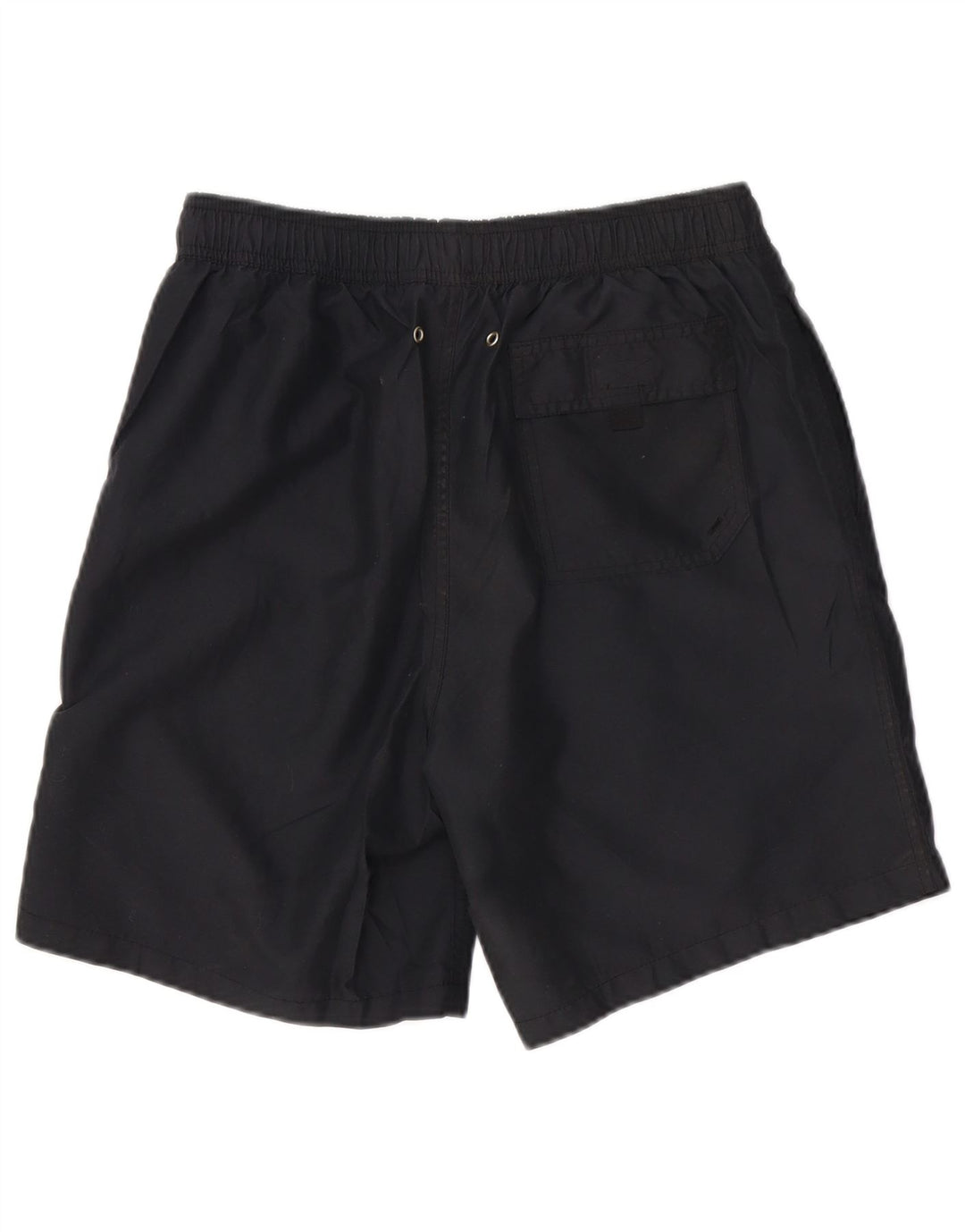 Shorts de natação masculino Calvin Klein gráfico médio preto poliéster