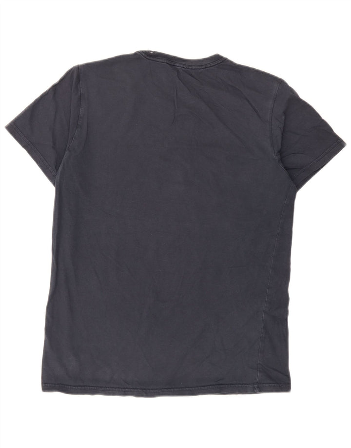 Camiseta gráfica masculina Oakley pequena azul marinho