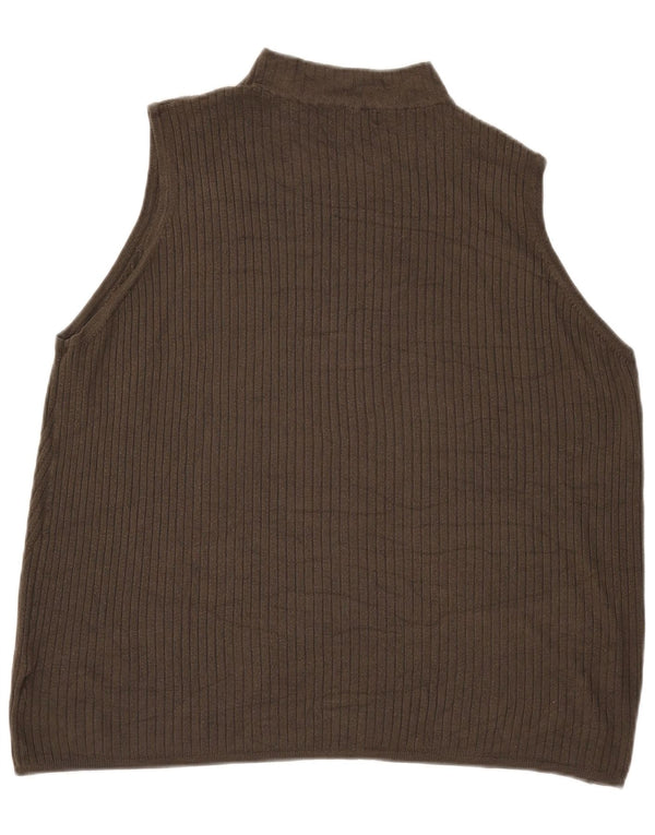 Regata feminina Marks & Spencer com colete Reino Unido 18 XL Caqui