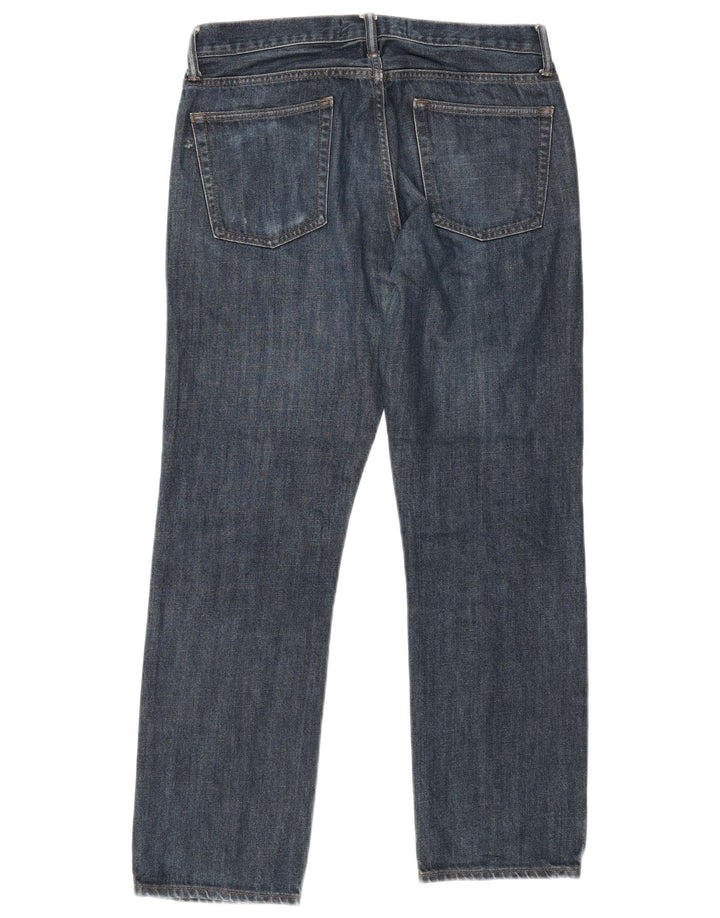 Jeans retos masculinos Gap W31 L30 algodão azul marinho