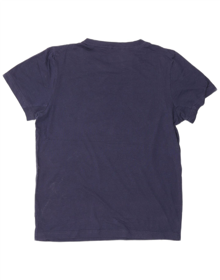 Camiseta masculina PUMA Graphic Top Médio Azul Marinho