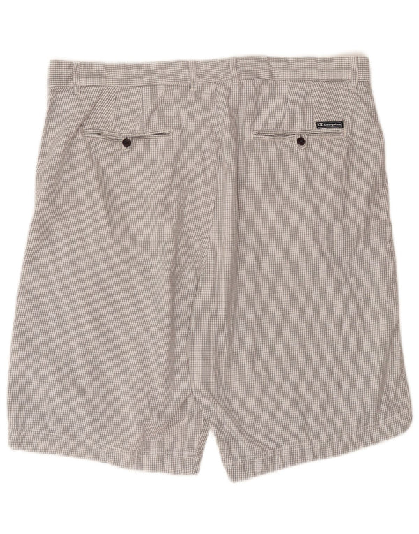 Shorts Chino Masculino Regular Fit Champion 2XL W42 Xadrez Branco