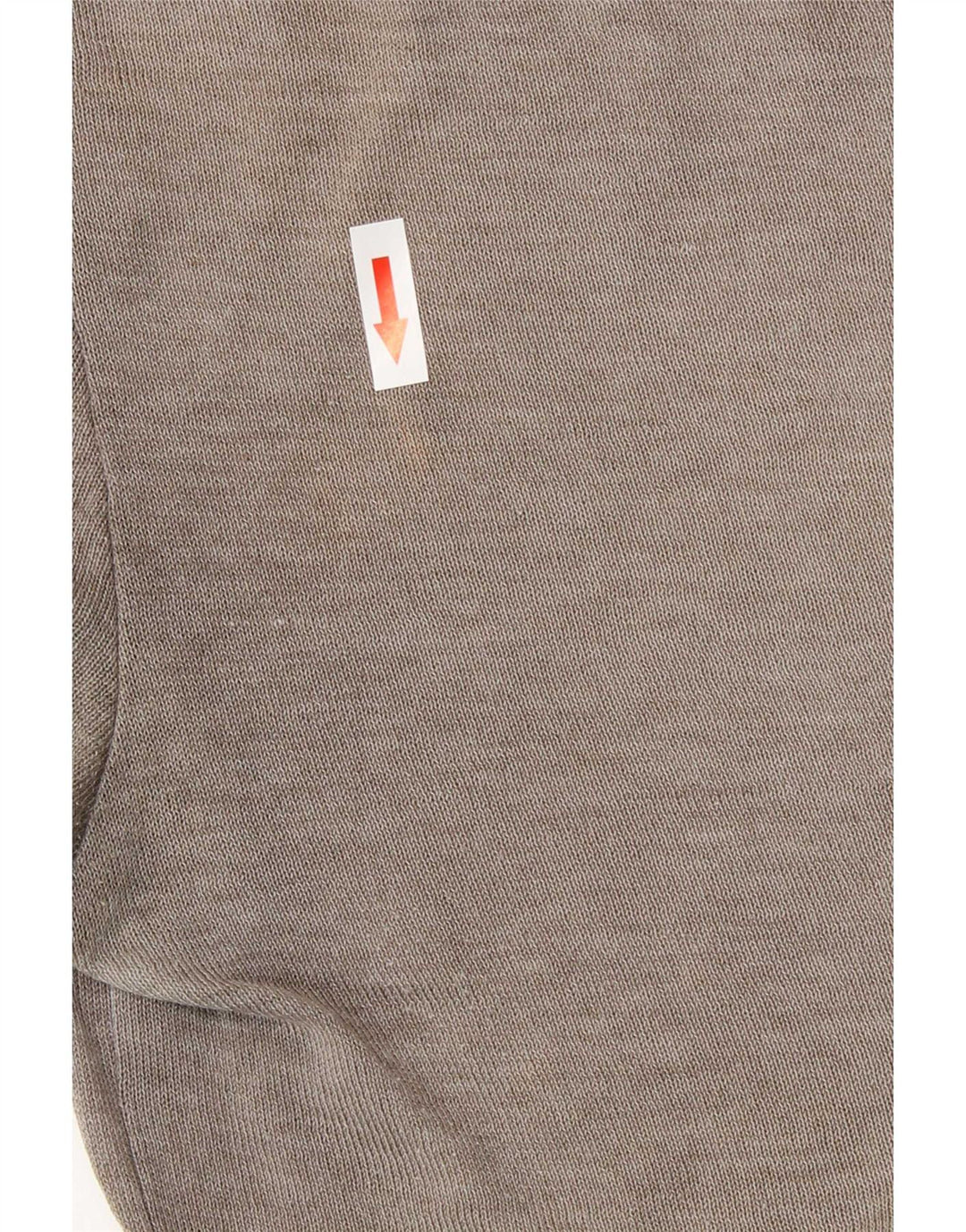 Zara Camiseta Feminina Top UK 10 Pequena Marrom