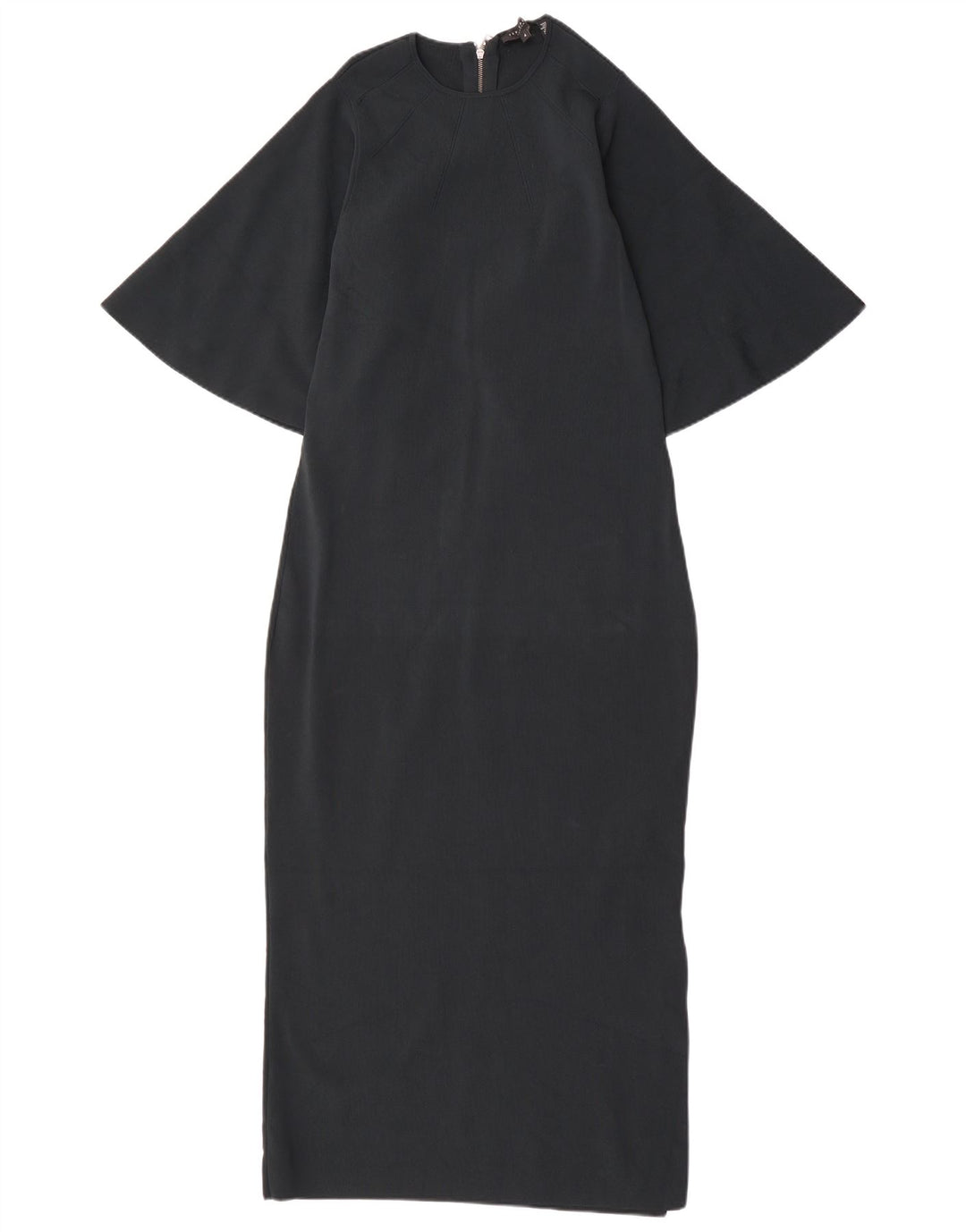 Vestido maxi feminino Ted Baker Batwing tamanho 4 grande viscose verde