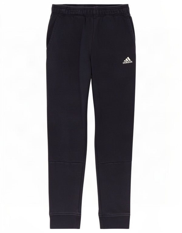 Adidas Mens Treino Calças Joggers Médio Azul Marinho Algodão