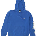 Jumper com capuz gráfico masculino Champion pequeno azul algodão