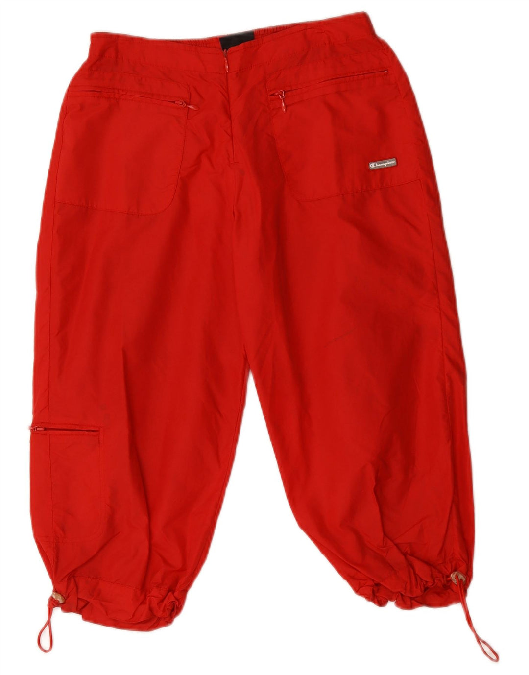 Calça jogger feminina Champion Capri médio W28 L19 poliamida vermelha