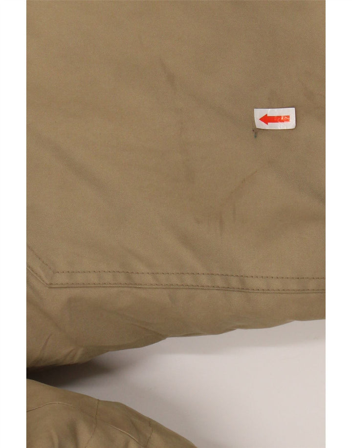 Jaqueta masculina acolchoada com capuz CANADIENS UK 38 médio bege
