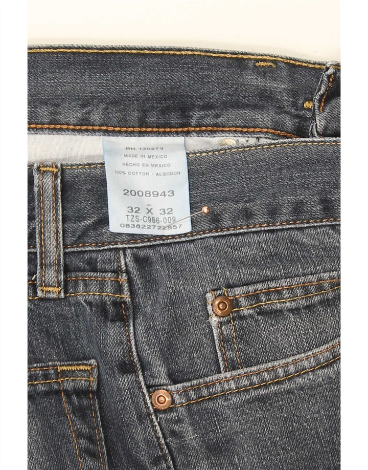 Lee Mens Straight Jeans W32 L32 Azul Algodão