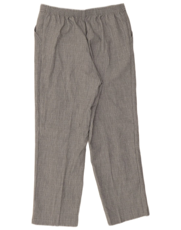 Calça casual curta feminina Marks & Spencer Reino Unido 12 médio W30 L27 cinza