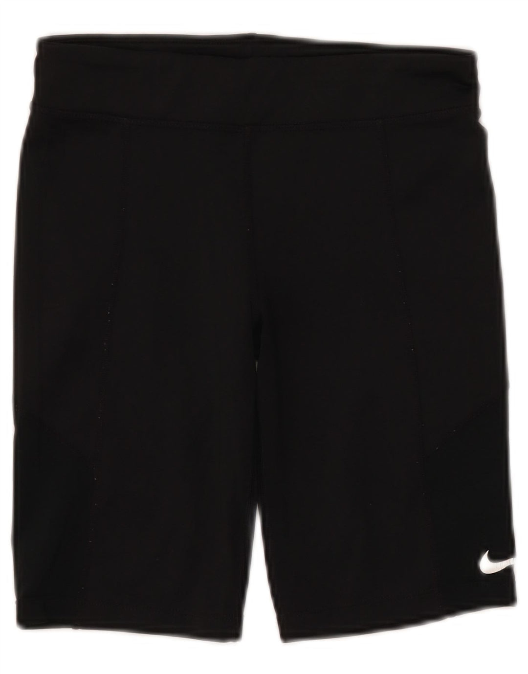 Shorts esportivos femininos NIKE 12-13 anos grandes de poliéster preto
