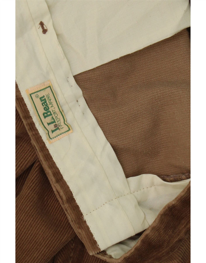 L.L.BEAN Womens Straight Corduroy Trousers W38 L32 Beige Vintage L.L.Bean and Second-Hand L.L.Bean from Messina Hembry 