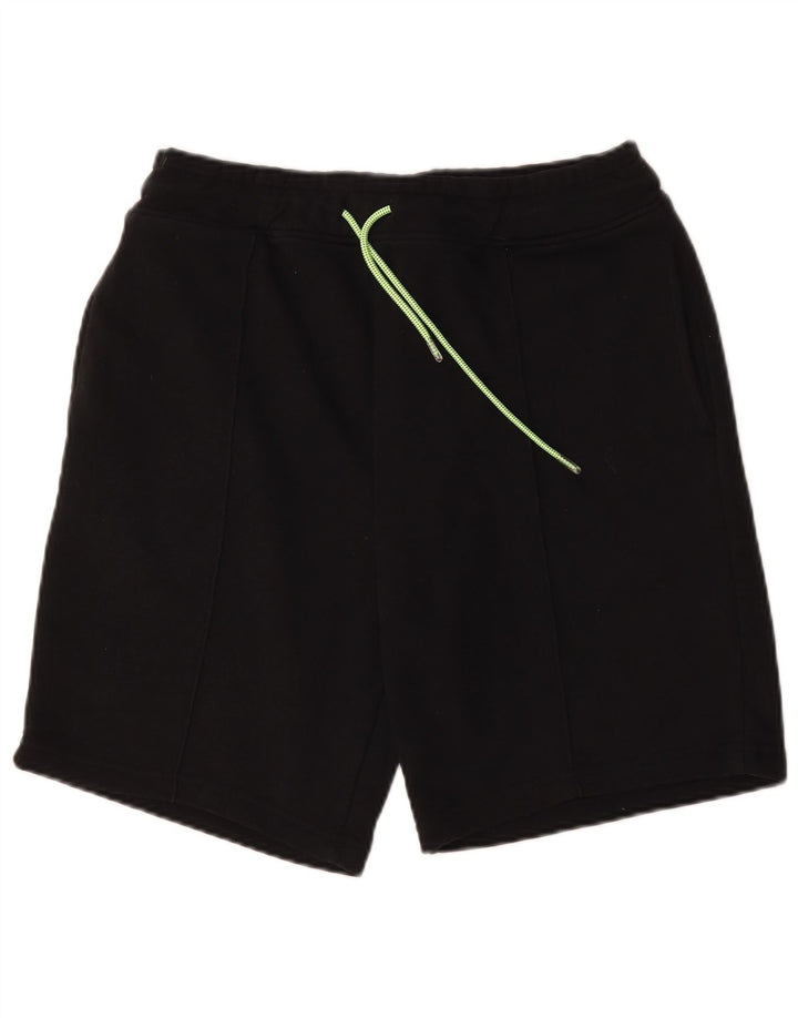 Zara Shorts esportivos masculinos grandes pretos