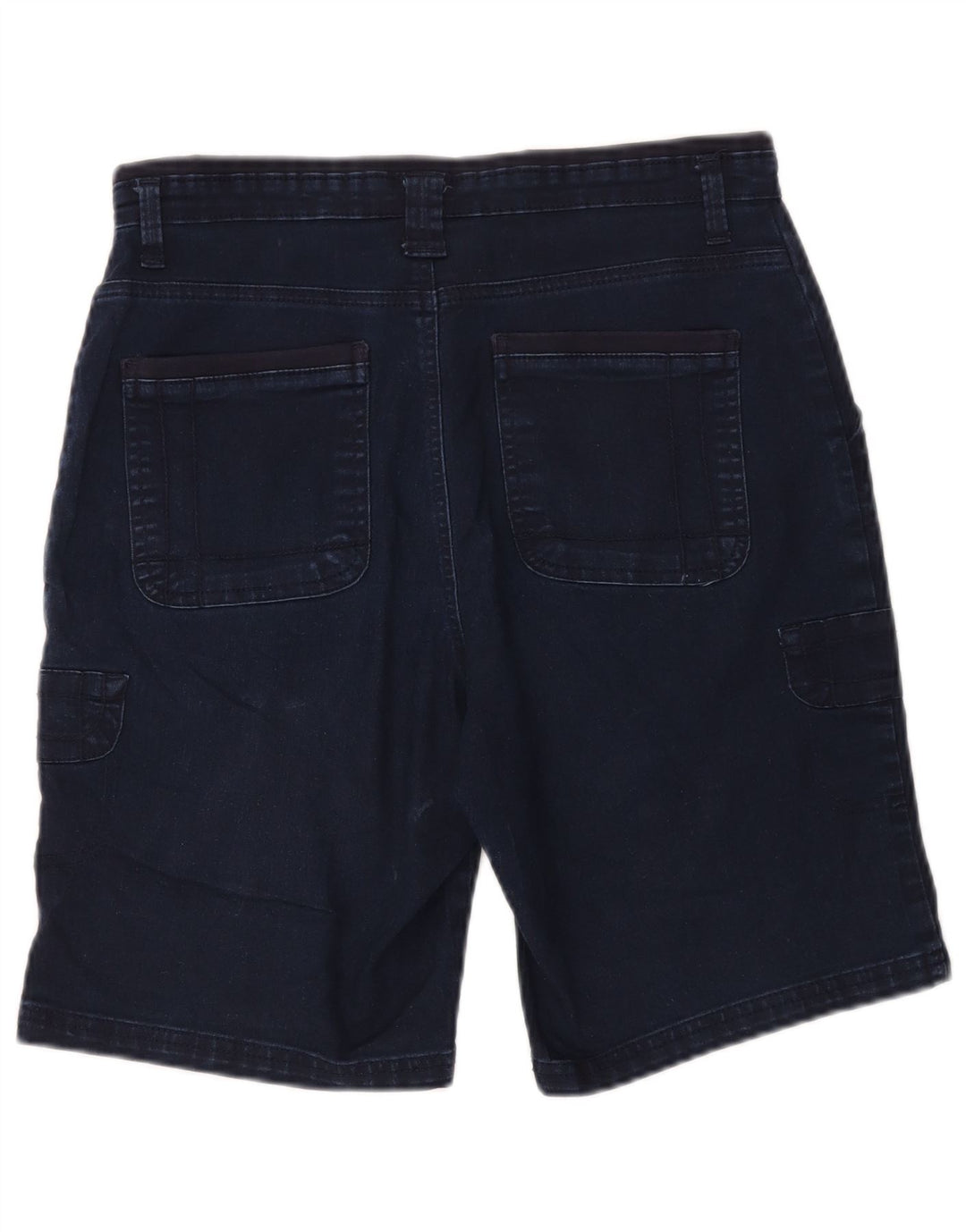 LEE Mens Platinum Label Denim Cargo Shorts W32 Médio Azul Marinho