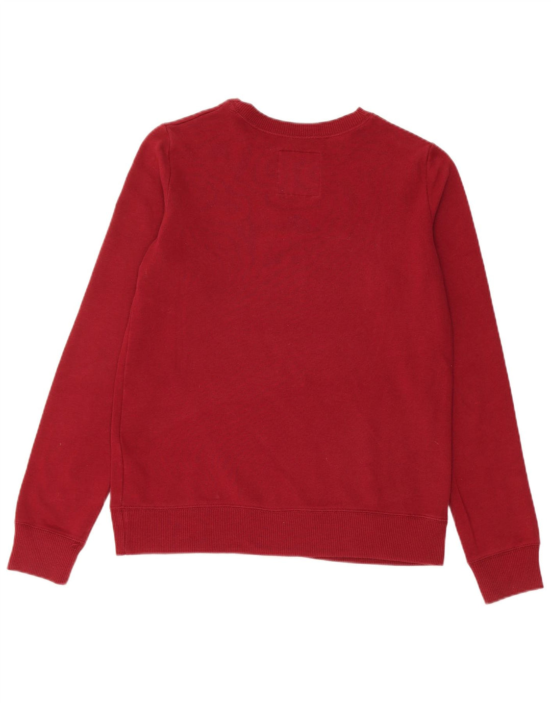 HOLLISTER moletom gráfico masculino Jumper XS algodão borgonha