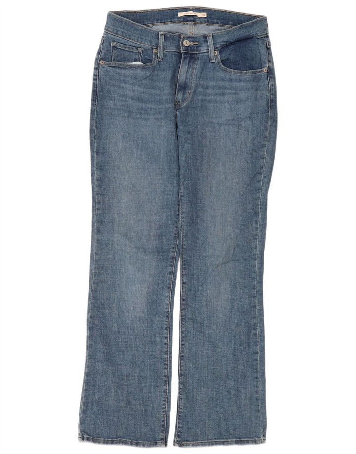 Calça jeans feminina Levi's Curvy Bootcut W30 L30 azul algodão