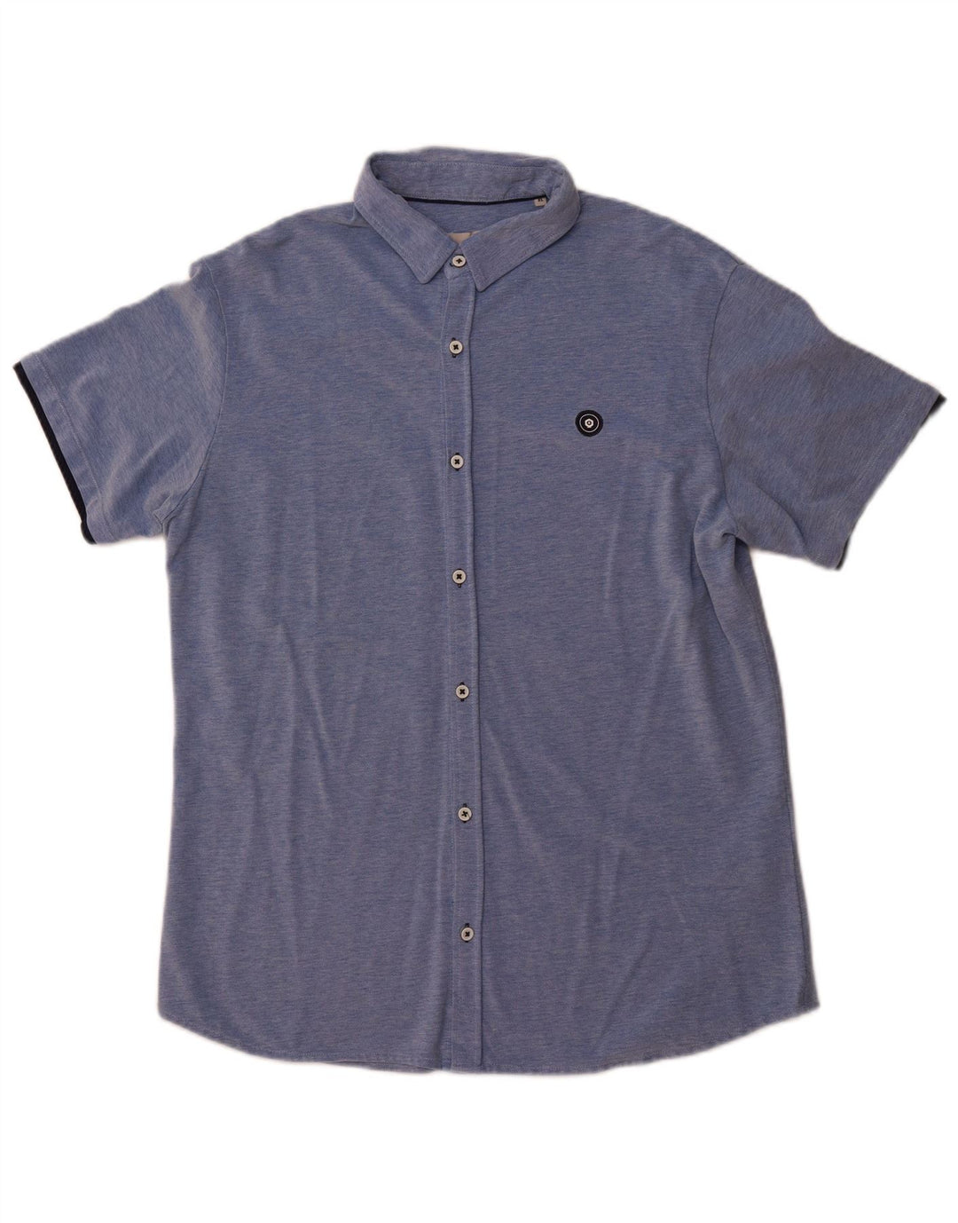 JACK & JONES Camisa masculina slim fit XL algodão azul