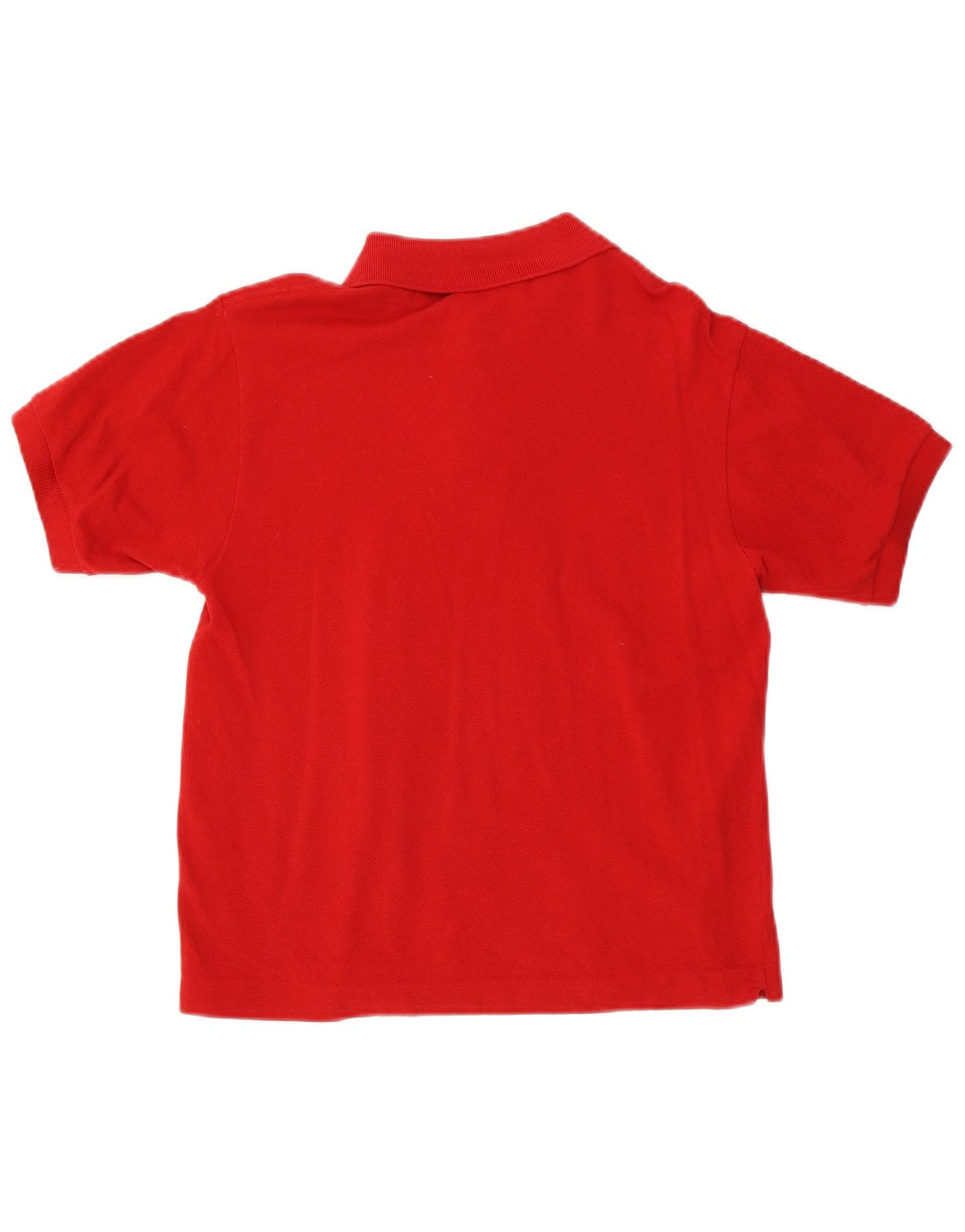 Camisa polo masculina Lacoste tamanho 3 pequeno algodão vermelho