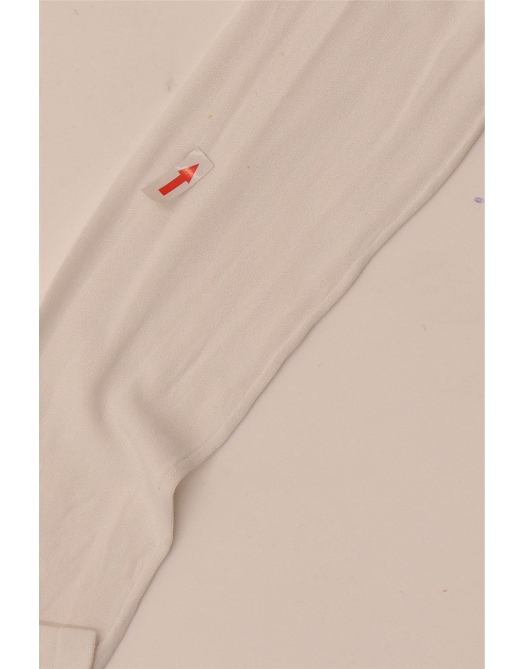 Zara Top feminino transparente manga comprida Reino Unido 12 viscose branca média