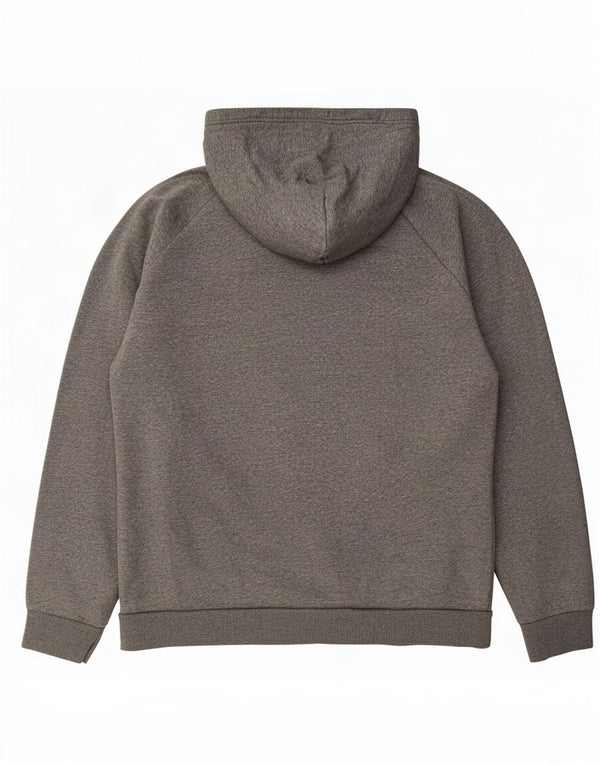 Suéter masculino Under Armour Cold Gear Zip com capuz 2XL algodão manchado cinza