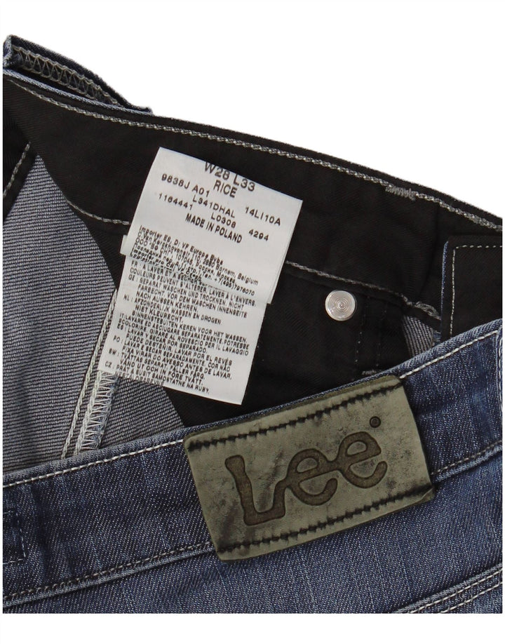 Lee Womens Rice Bootcut Jeans W28 L27 Algodão Azul