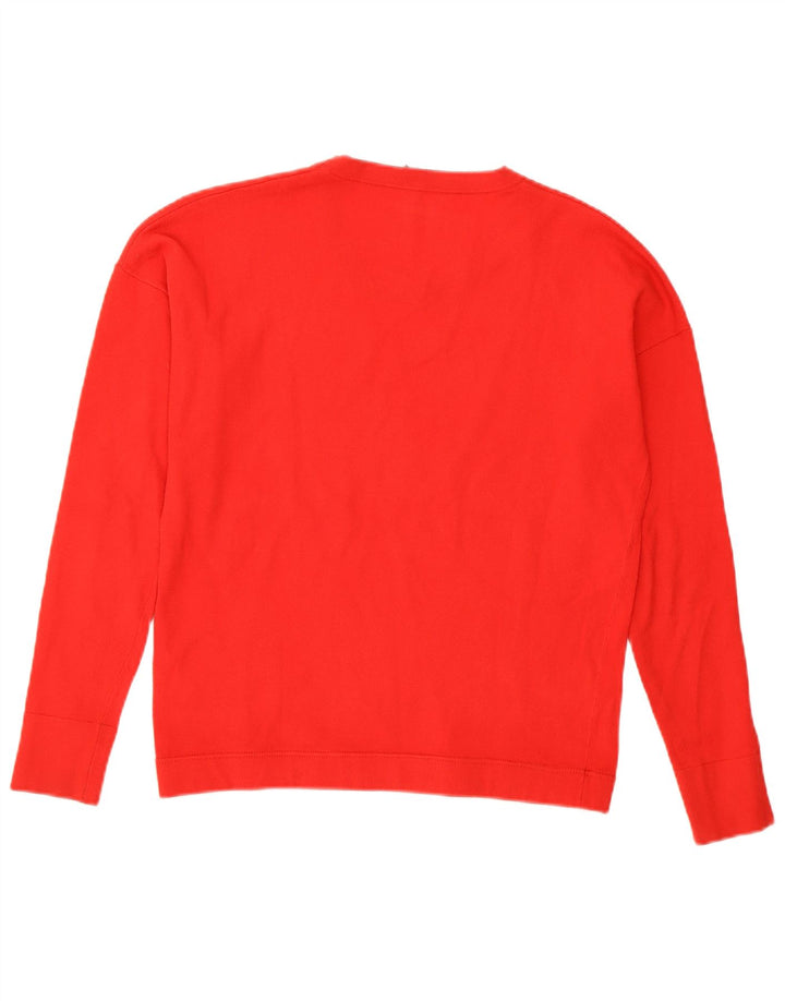 Suéter feminino Penny Black com gola redonda UK 12 vermelho médio