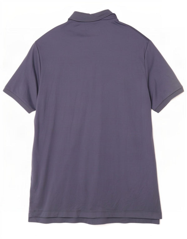 Camisa polo masculina Hugo Boss XL azul marinho algodão