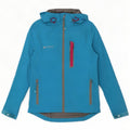 Mountain Warehouse Jaqueta corta-vento feminina com capuz Reino Unido 8 pequeno azul