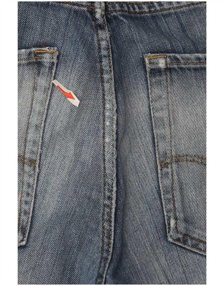 Shorts jeans masculino Jack & Jones Regular Fit pequeno W32 algodão azul