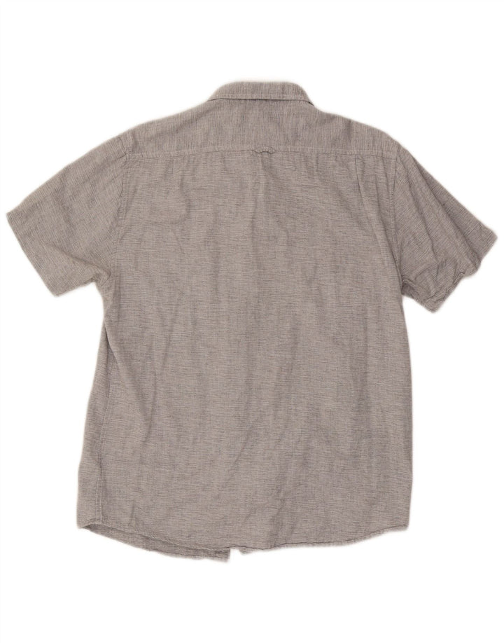 Camisa masculina de manga curta Billabong grande algodão cinza
