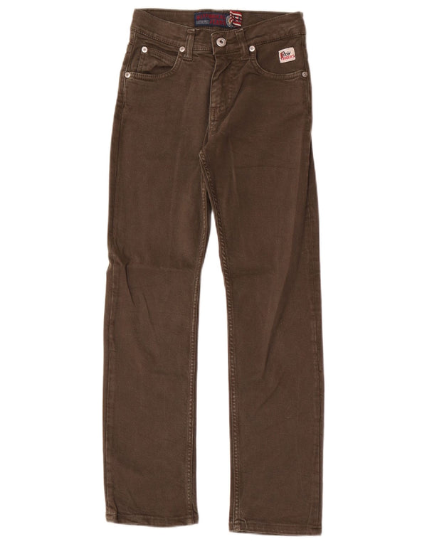 Roy Rogers Meninos Jeans retos 9-10 anos W22 L26 Caqui
