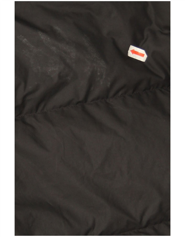 Casaco acolchoado com capuz masculino Nike UK 36 pequeno poliéster preto