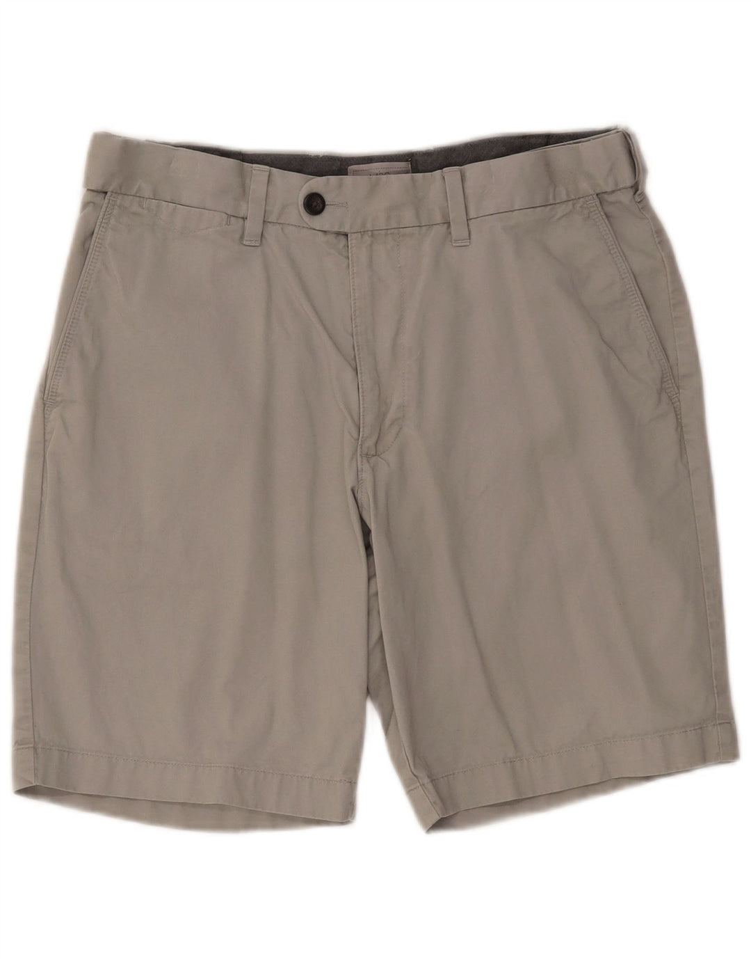 Shorts chino masculino Marks & Spencer W34 grande algodão cinza