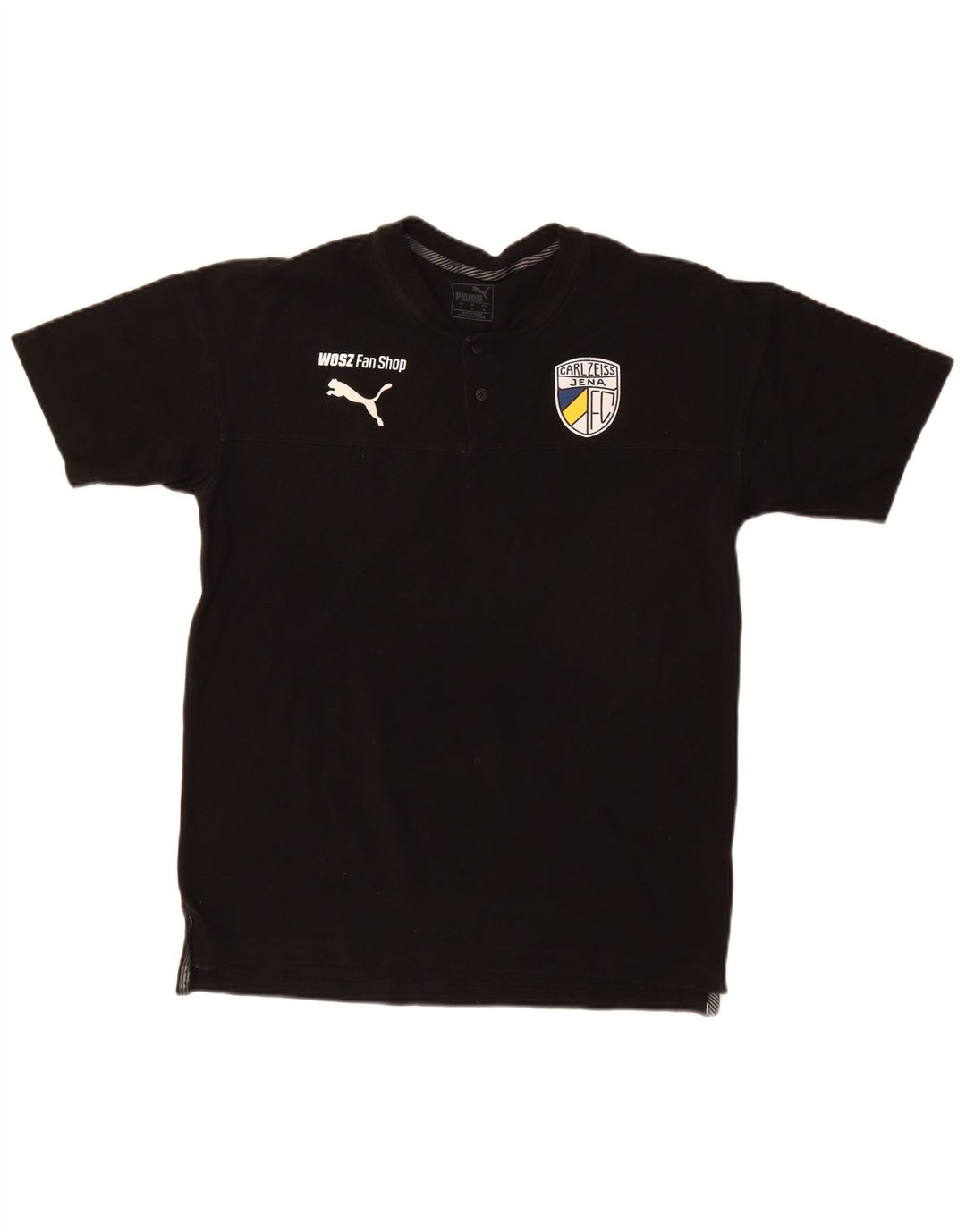 Camiseta masculina PUMA Graphic Top médio algodão preto
