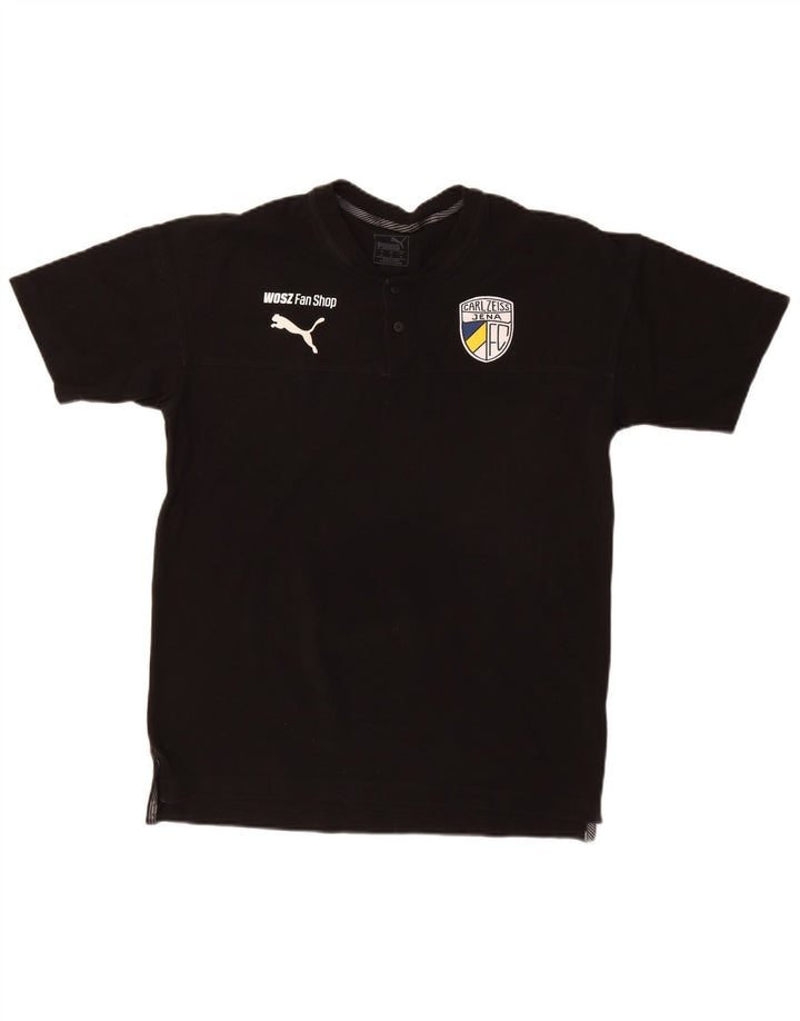 Camiseta masculina PUMA Graphic Top médio algodão preto