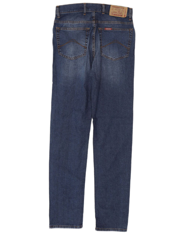 Carrera Mens 700 Regular Fit Straight Jeans W31 L33 Azul Algodão