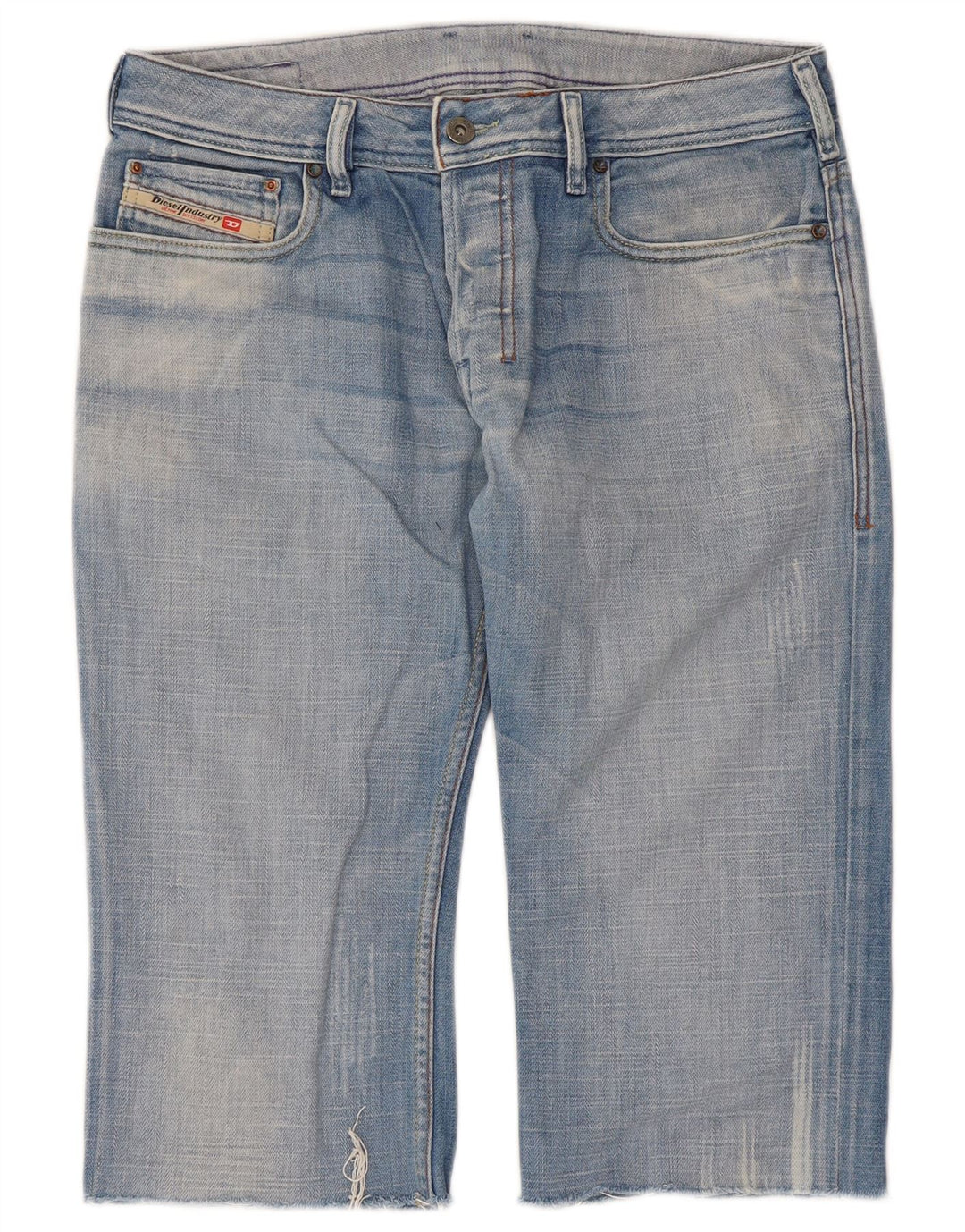Shorts jeans masculino diesel W30 algodão azul médio