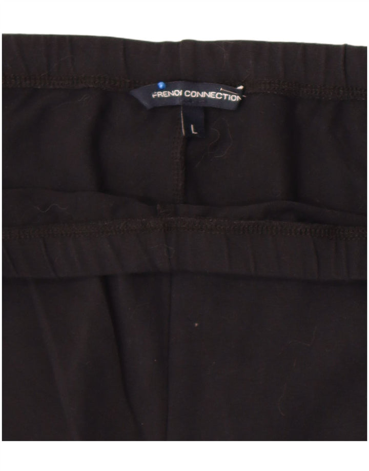Leggings femininos French Connection UK 14 grandes pretos florais