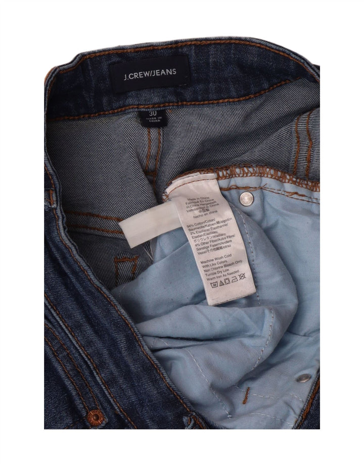 J. CREW Jeans feminino bootcut W30 L26 algodão azul